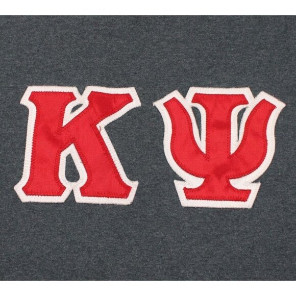 Kappa Psi Sorority College Fraternity Greek Letter Gildan Ultra Cotton T-Shirt L - Picture 2 of 6